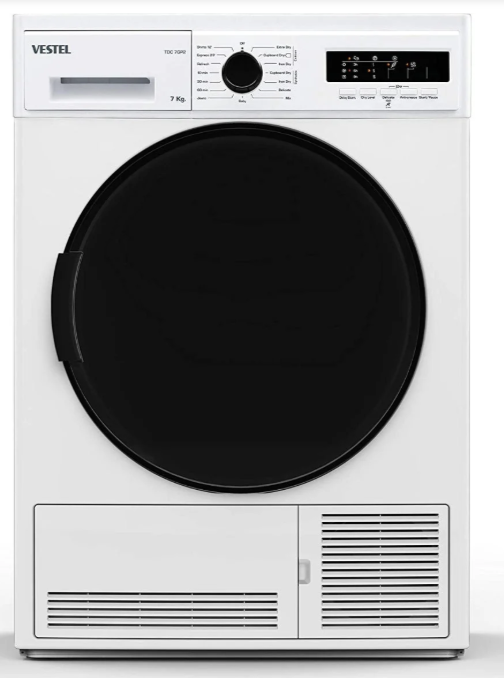 Vestel tumble dryer TDC7GP2 clothes Dryer 7 KG WHITE