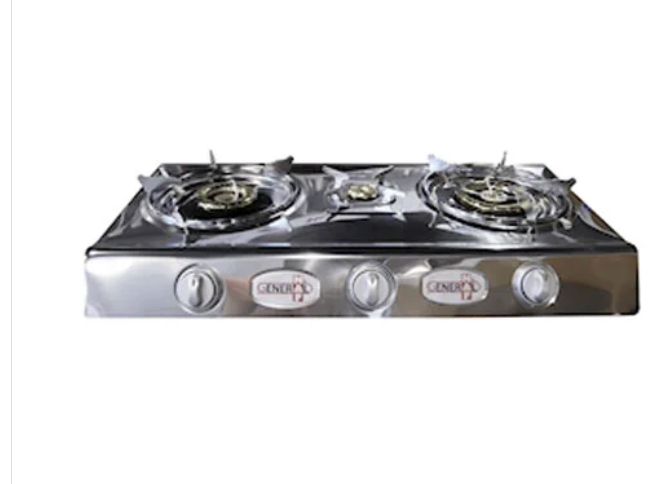 GENERALNAF COOKER THREE GAS BURNER INOX G-113