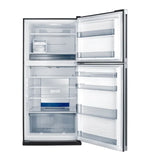 Sharp SJ-PV69G-BK No Frost Top Freezer Refrigerator /19 Feets/ J-Tech Inverter / Black