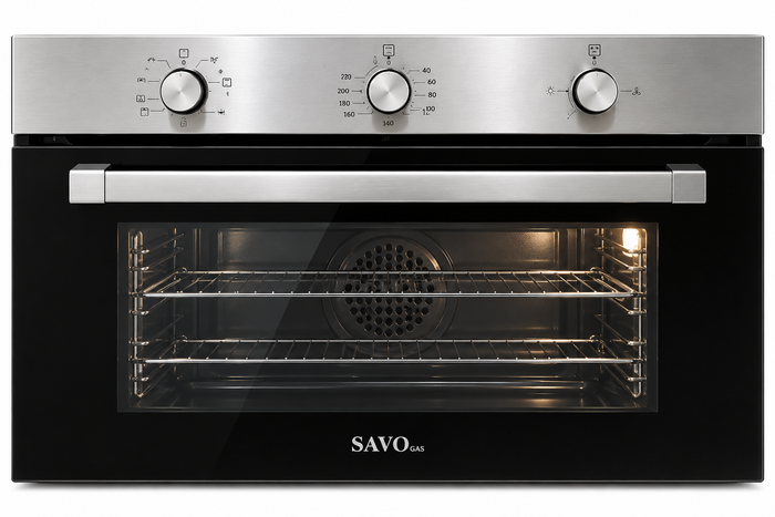 SAVO SVOV90STS Built-in Gas Oven /Stainless Steel,