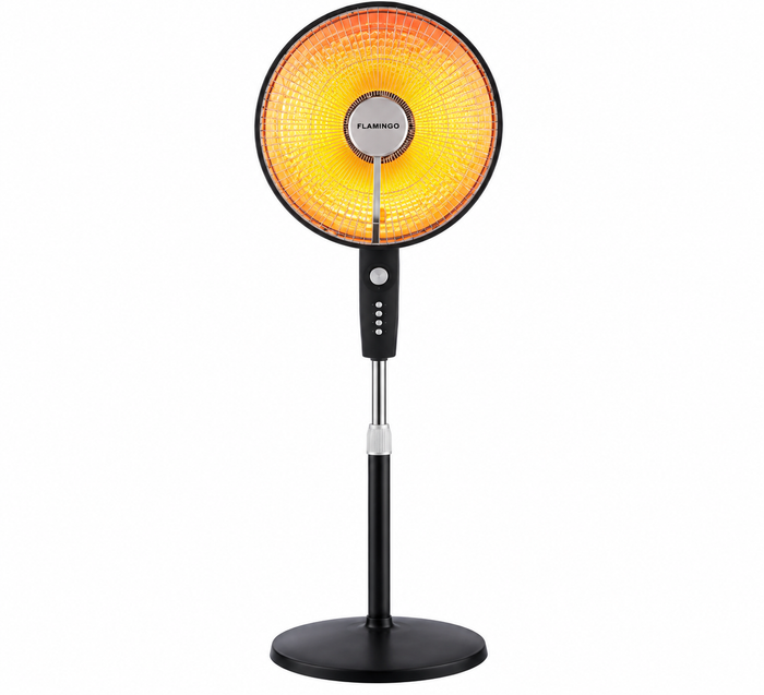 Flamingo 16" Stand Sun Heater  / Black  or White / FL-705