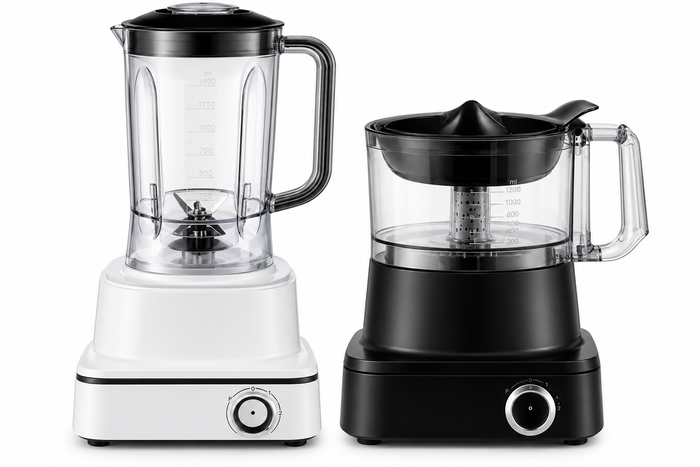 Campomatic Pro Chef FP1000 Food Processor & Blender /1000W, LED Display, Heavy Duty
