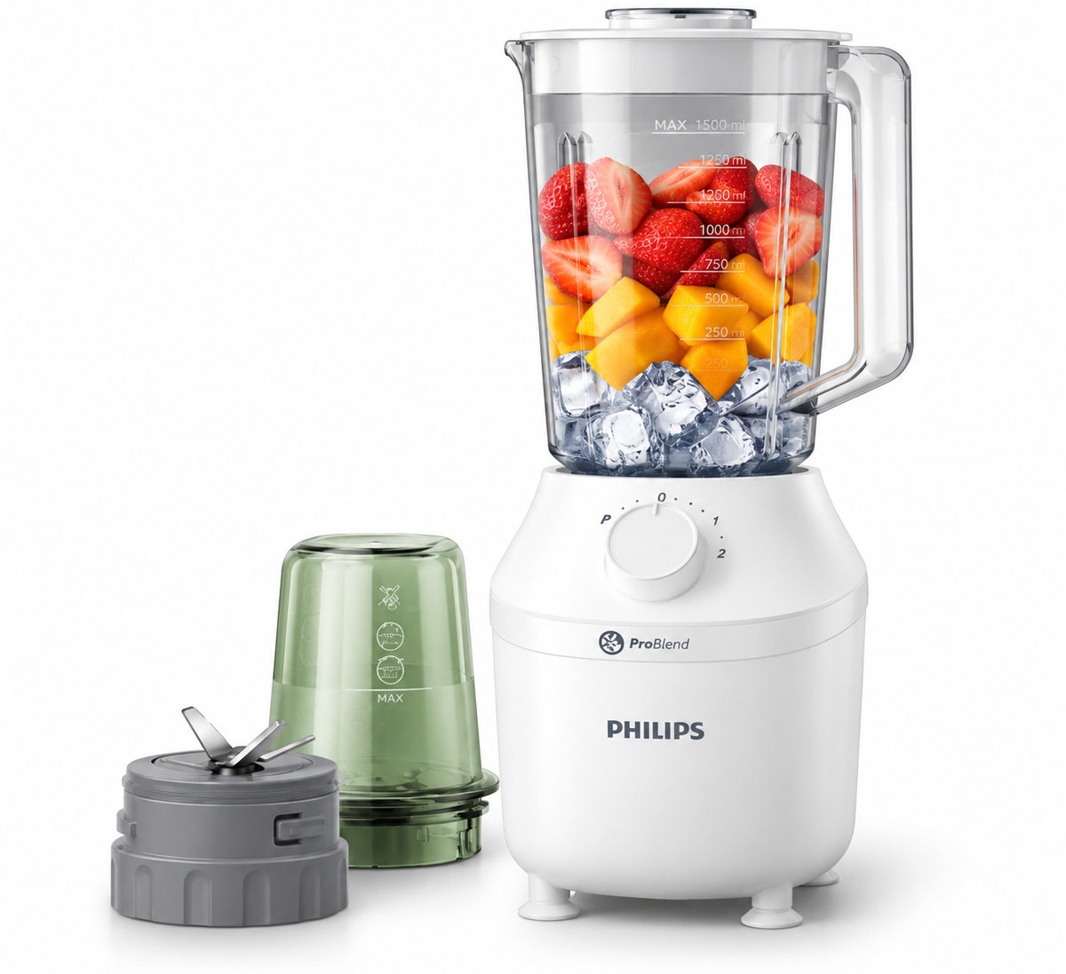 Philips 3000 Series Blender /450W, ProBlend Technology, White