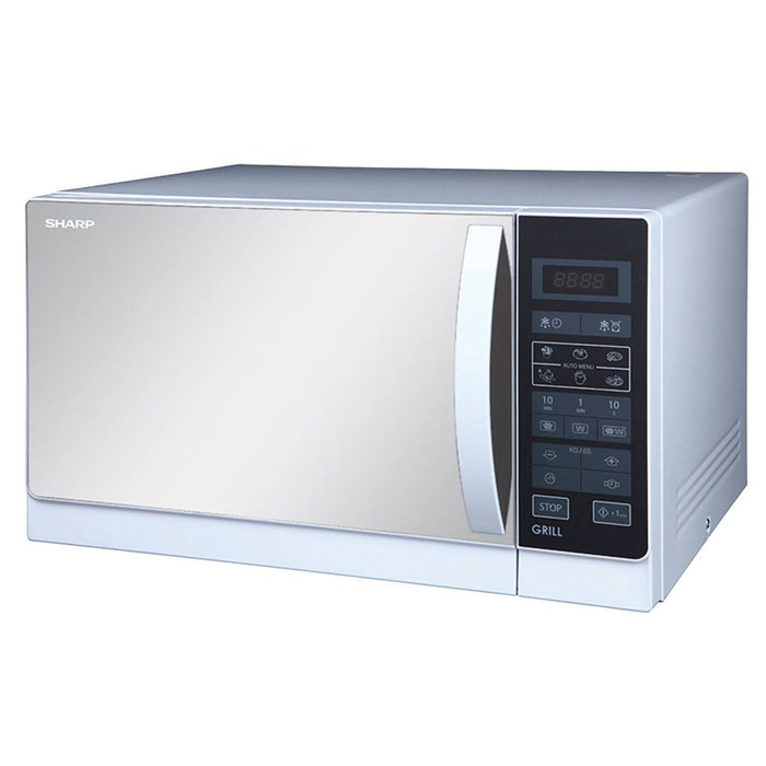 Sharp Microwave Oven with Grill /25L /1450W /Digital Control /White or Silver /R-75MR