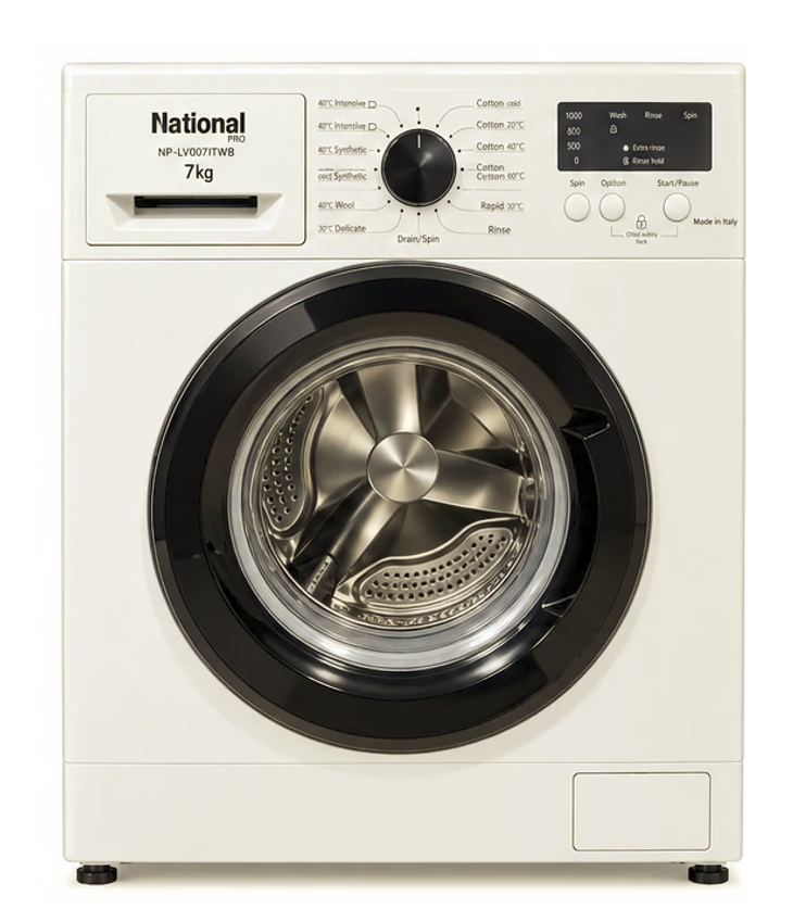 National PRO  NP-IV 007ITWB 7kg Washing Machine / White