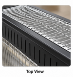 Kumtel Portable Electric Quartz Heater / Multi-Tube Heating, Black