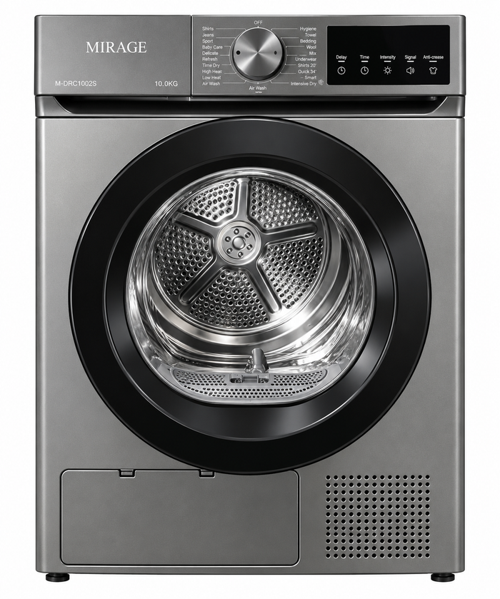 Mirage MIRDRYDCR10INV-S Tumble Dryer /Silver
